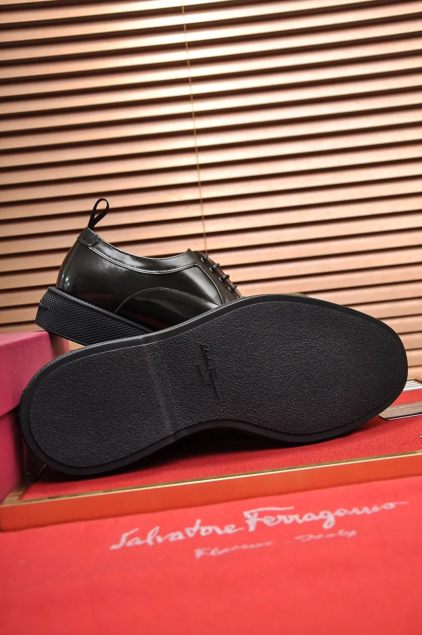 Men's shoes 💰720💶 [Ferragamo/Ferragamo] The latest model in the counter. Original imported open-sided high-quality cowhide hand-woven + imported 🐂 cowhide + original luxury metal buckle + original combination outsole. Comparison without pressure 38--45 (45 custom-made)